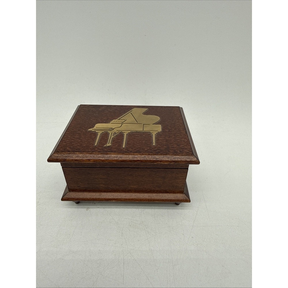 Vintage Jobin Music Box Plays Edelweiss Switzerland - Picture 2 of 10